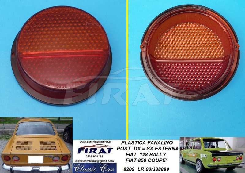 FANALINO FIAT 850 COUPE' - 128 RALLY POST. EST. (PLAST. 8209)